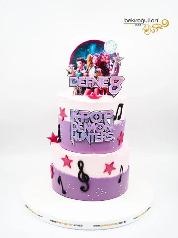 K-Pop Detay Tasarım Pasta