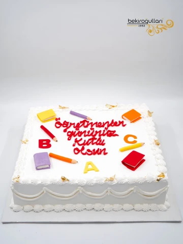 Öğretmenler Günü Konsept Pasta