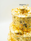 Altın Kaplama Katlı Model Pasta