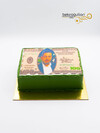 Dolar Temalı Kare Resimli Pasta