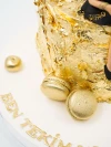 Gold Ve Kadın Figür Butik Pasta