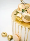Gold Ve Macaron Tasarım Butik Pasta