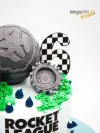 Arabalı Futbol Oyunu Tasarım Pasta
