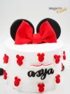 Minnie Mouse Tasarım Pasta