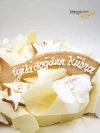 Orkide Ve Kurabiye Detay Tasarım Pasta